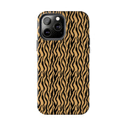 Wild Tiger Print Tough Phone Case - Stylish and Durable