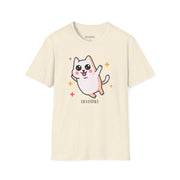 Cute Cat Graphic Unisex Softstyle T-Shirt - Perfect for Pet Lovers