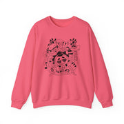 Playful Graphic Unisex Crewneck Sweatshirt - Perfect for Casual Outings and Gifts