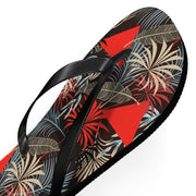 Tropical Print Flip Flops - Summer Vibes Sandals for Beach Lovers