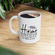 Cozy Home Ceramic Mug - Perfect Gift for Housewarmings & Everyday Use
