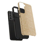 Stylish Tough Phone Case with Trendy Giraffe Pattern