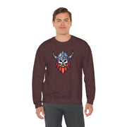 Viking Skull Crewneck Sweatshirt - Unisex Heavy Blend™