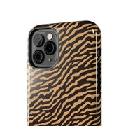 Wild Tiger Print Tough Phone Case – Durable Protection for Adventurers