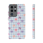 Cute Bow Pattern Tough Samsung Galaxy Phone Case - Stylish Protective Cover for Everyday Use