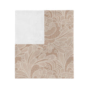 Elegant Floral Velveteen Microfiber Blanket - Luxurious Soft Throw for Cozy Evenings