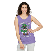 St. Patrick's Day Cat Tank Top - 