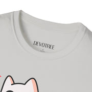 Cute Cat Graphic Unisex Softstyle T-Shirt - Perfect for Pet Lovers