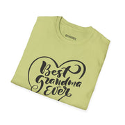 Best Grandma Ever Unisex Softstyle T-Shirt - Perfect Gift for Grandparents