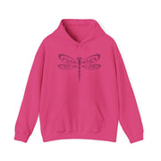 Dragonfly Artistic Unisex Heavy Blend Hoodie - Nature Inspired Comfort