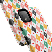 Colorful Diamond Pattern Google Pixel Phone Case - Tough Cases