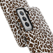 Stylish Leopard Print Tough Phone Case - Durable Protection for Your Device