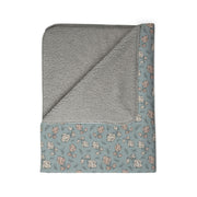 Cozy Fleece Sherpa Blanket with Floral Pattern - Perfect for Home Decor and Gifting