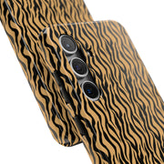 Wild Tiger Print Tough Phone Case - Stylish and Durable