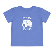 Jungle Buddy Toddler Tee - Cute Elephant Graphic T-Shirt for Kids