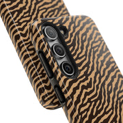 Wild Tiger Print Tough Phone Case – Durable Protection for Adventurers
