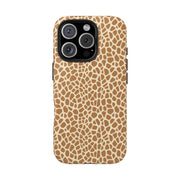Giraffe Print Tough Phone Case for Animal Lovers