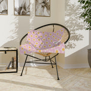 Floral Velveteen Microfiber Blanket - Soft Pink Daisy Pattern for Cozy Comfort