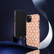 Floral Tough Phone Case with Daisy Design
