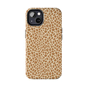 Giraffe Print Tough Phone Case for Animal Lovers