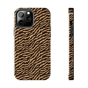 Wild Tiger Print Tough Phone Case – Durable Protection for Adventurers