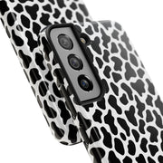 Stylish Cow Print Tough Phone Case - Durable Protection for Animal Lovers