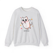 Cute Cat Graphic Unisex Crewneck Sweatshirt - DEVOTREE