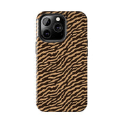 Wild Tiger Print Tough Phone Case – Durable Protection for Adventurers