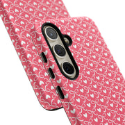 Cute Heart Pattern Samsung Galaxy Phone Case - Tough Protection for Everyday Use