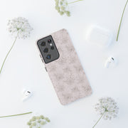 Floral Tough Samsung Galaxy Phone Case - Durable Design for Nature Lovers