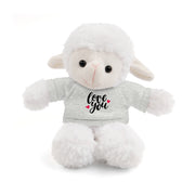 Cute Stuffed Animal with 'Love You' Tee - Perfect Gift for Kids and Beloved Ones