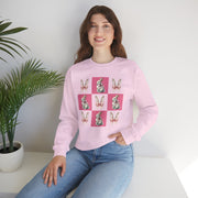 Spring Bunny Crewneck Sweatshirt | Cute Pastel Design for Easter & Everyday Comfort
