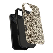 Leopard Print Tough Phone Case - Stylish & Durable Protection
