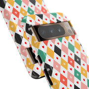 Colorful Diamond Pattern Google Pixel Phone Case - Tough Cases