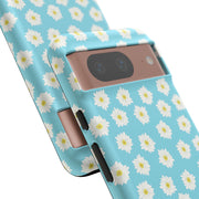 Daisy Floral Tough Phone Case - Durable Protection for Your Device