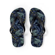 Tropical Leaf Flip Flops | Summer Beach Sandals for Vacation