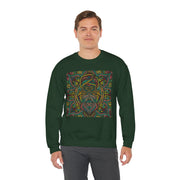 Vibrant Bohemian Unisex Crewneck Sweatshirt - Colorful Artistic Design
