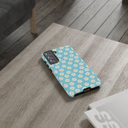 Floral Tough Samsung Galaxy Phone Case - Daisy Design for Summer Vibes