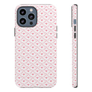 Cute Heart Pattern iPhone Case - Tough & Stylish Smartphone Cover