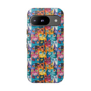 Colorful Cat Google Pixel Phone Case - Tough Cases for Pet Lovers