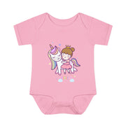 Adorable Princess Unicorn Baby Bodysuit - Cute Infant Outfit for Girls