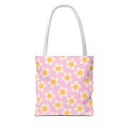 Cute Daisy Print Tote Bag for Spring Outings