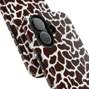 Giraffe Print Tough Phone Case - Stylish & Durable Protection for Animal Lovers