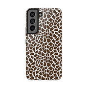 Stylish Leopard Print Tough Phone Case - Durable Protection for Your Device