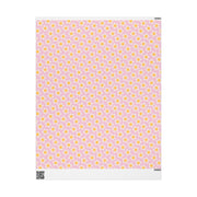 Floral Daisy Wrapping Paper - Pink & Yellow Gift Wrap for Birthdays, Celebrations, and Special Occasions