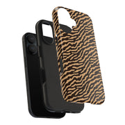 Wild Tiger Print Tough Phone Case – Durable Protection for Adventurers