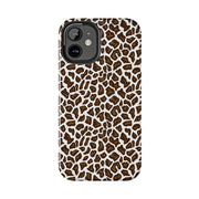 Stylish Leopard Print Tough Phone Case - Durable Protection for Your Device