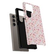 Cute Floral Tough Samsung Galaxy Phone Case for Kids & Teens