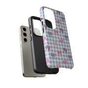Cute Bow Pattern Tough Samsung Galaxy Phone Case - Stylish Protective Cover for Everyday Use