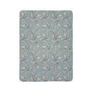 Cozy Floral Fleece Sherpa Blanket - Perfect for Home Comfort & Gift Giving